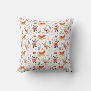 Coussin Animaux de Noël