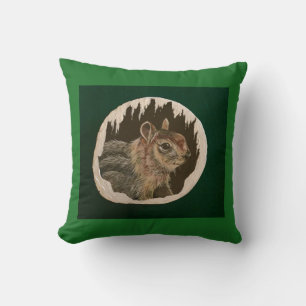 Coussin "Animaux de vacances d'hiver"