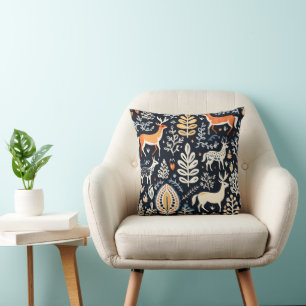Coussin Animaux Motif folklorique