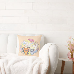 Coussin Anime Magique Candyland avec Jerry et Tuffy