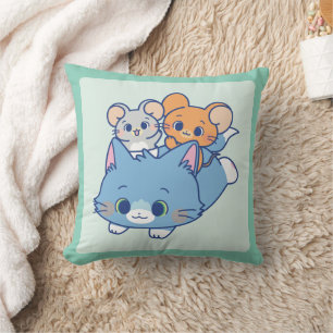 Coussin Anime Tom, Jerry et Tuffy