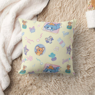 Coussin Anime Tom, Jerry et Tuffy Playtime Motif