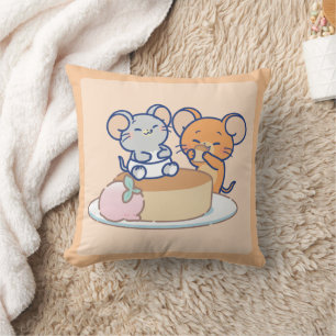 Coussin Anime Tuffy et Jerry Cheesecake