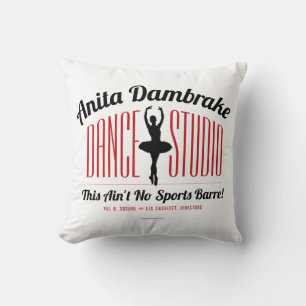 Coussin Anita Dambrake Dance Studio Throw Pillow