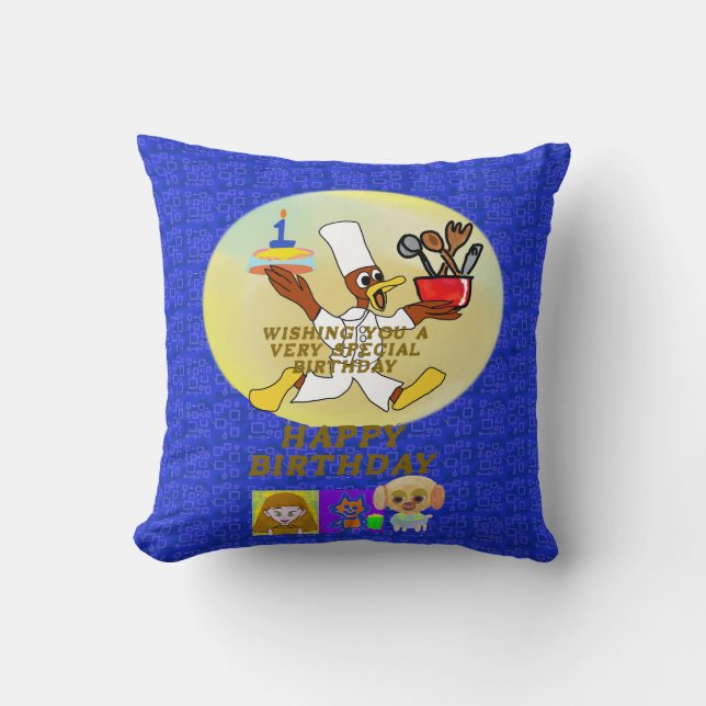 Coussin Anniversaire (Recto)
