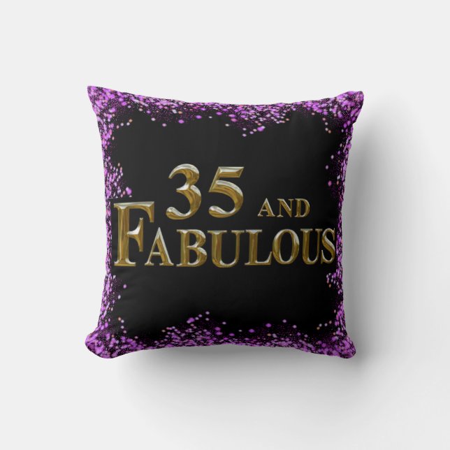 Coussin Anniversaire 35 ans (Recto)