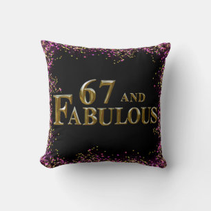 Coussin Anniversaire 67 ans