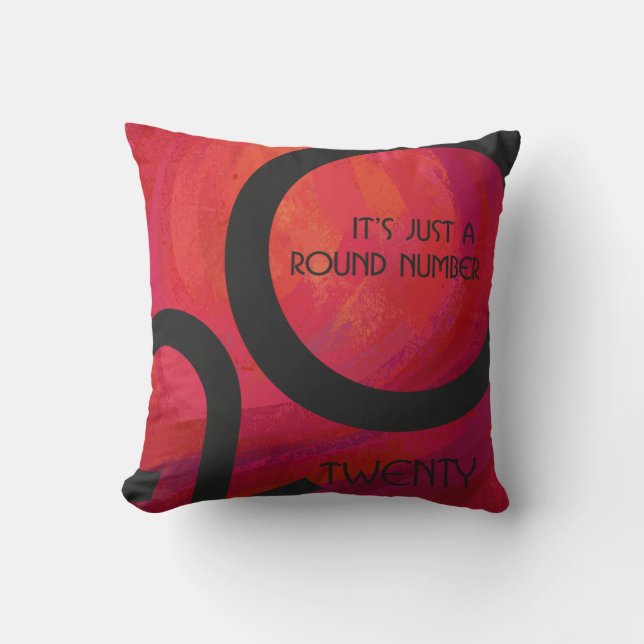 Coussin Anniversaire de la Décennie Rouge (Recto)
