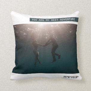 Coussin Anniversaire de l'aventure photo