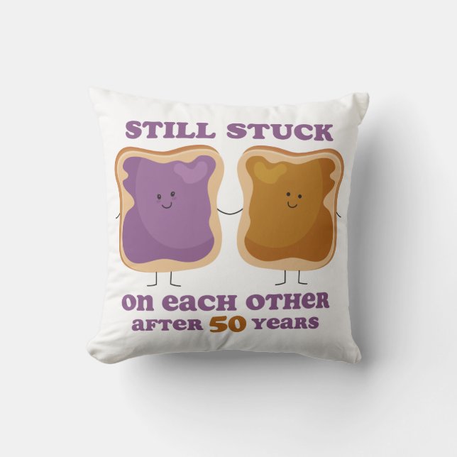 Coussin Anniversaire de PBJ cinquantième (Recto)