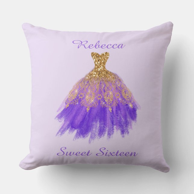 Coussin Anniversaire du bonbon 16 (Recto)