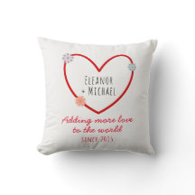 Anniversaire Mariage mignon et noms Amour Coeur