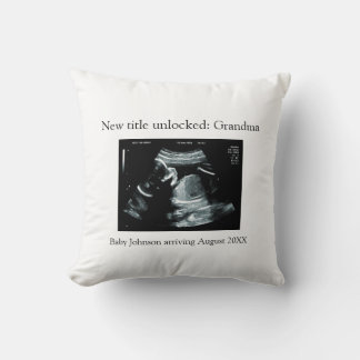 Coussin Annonce de grossesse par échographie – Devenir gra