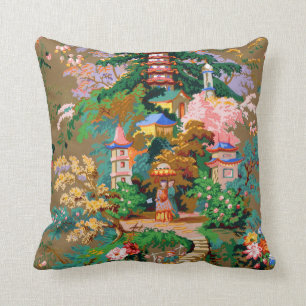 Coussin antique de pagoda de conception de