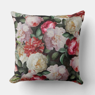 Coussin Antique Jan Davidsz. des Roses luxuriants