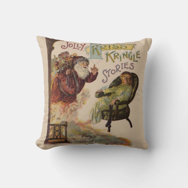 Coussin Antique Kris Kringle Sanga Claus (Recto)