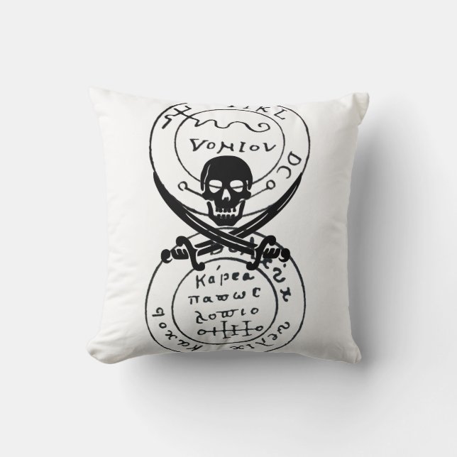 COUSSIN ANTIQUE TALISMAN / PIRATES CARTE DU TRÉSOR (Recto)
