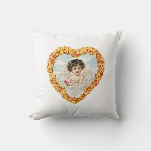 Coussin Antique Valentine Cupid (Recto)