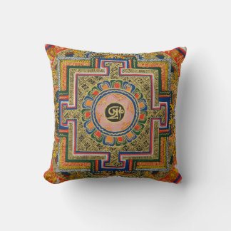 Coussin Antiquité Tibétaine Mandala