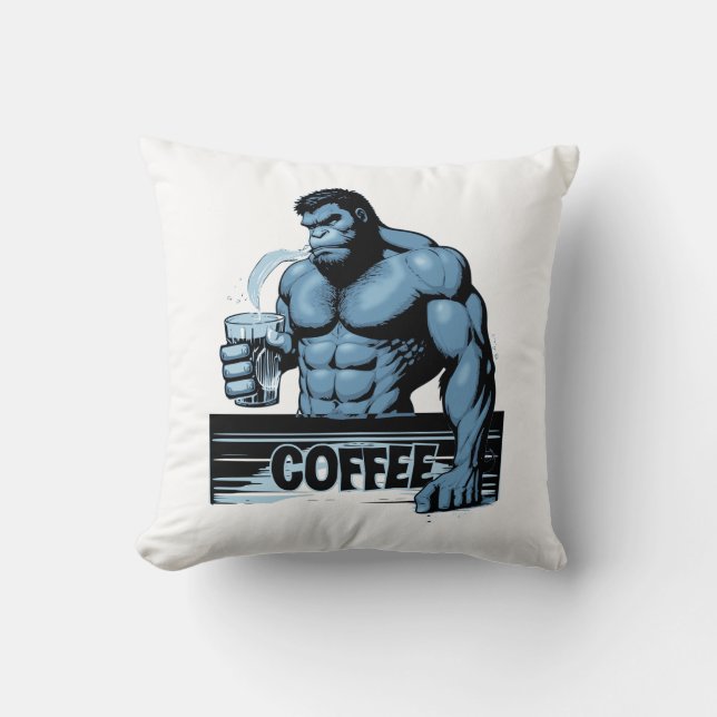 Coussin Ape café (Recto)