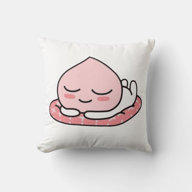 Coussin Apeach se repose (Recto)