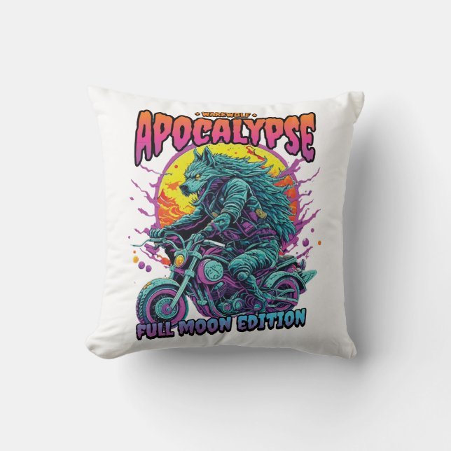 Coussin Apocalypse des loups-garous (Recto)