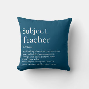 Coussin Appréciation de l'enseignant Définition Typographi