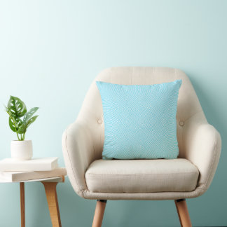 Coussin Aqua Blue – Décor Calme Côtiers Décoratif