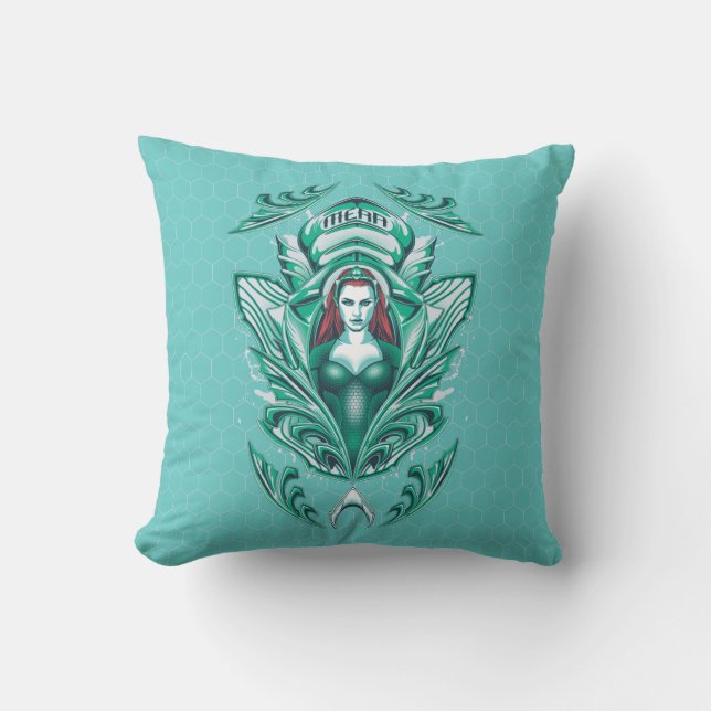 Coussin Aquaman | Ornate Mera Graphic (Recto)