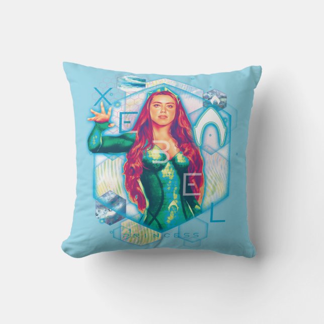 Coussin Aquaman | Xebel Princess Mera Hexagonal Graphic (Recto)