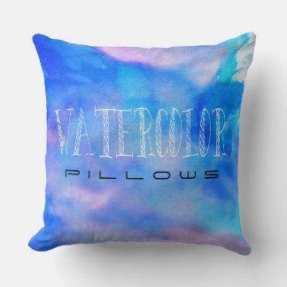 coussin aquarelle