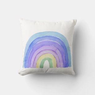 Coussin Aquarelle arc-en-ciel garçons