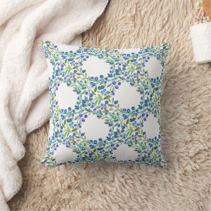 Coussin Aquarelle bleu
