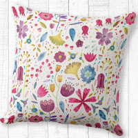 Aquarelle Botanique Fleur sauvage Peinture de haie