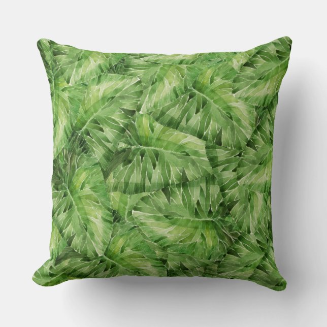 Coussin aquarelle de nénuphar (Recto)