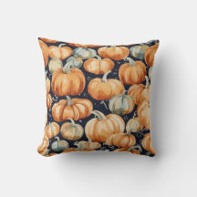 Aquarelle décorative Citrouille