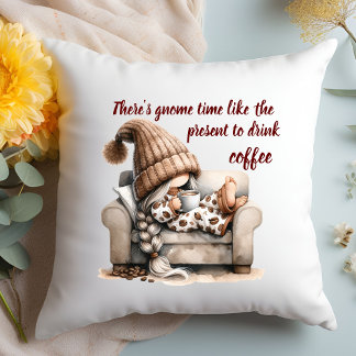 Coussin Aquarelle douillette à deux tons Gnome Jeu d'oreil