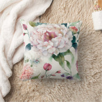 Aquarelle élégante délicate motif asiatique floral