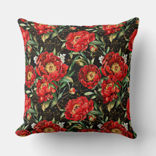 Coussin Aquarelle esquissée motif détaillé de délicieux