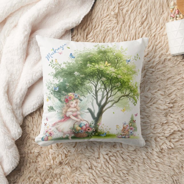 Coussin Aquarelle Fleur de printemps de Pâques (Couverture)