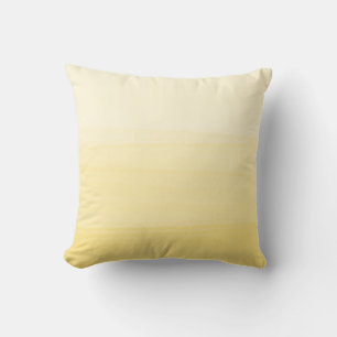 Coussin Aquarelle illuminée Ombré jaune