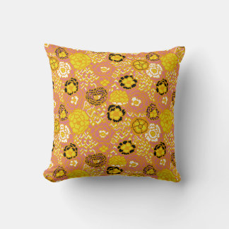 Coussin Aquarelle Lemon Gold