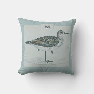 Coussin Aquarelle marine Vintage personnalisée