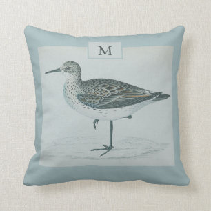 Coussin Aquarelle marine Vintage personnalisée