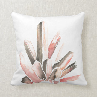 Coussin Aquarelle minérale Oreillère rose