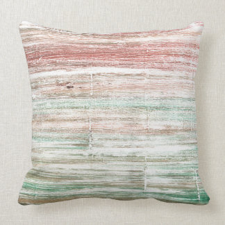Coussin Aquarelle rayée pâle