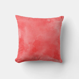 Coussin Aquarelle rouge, Accent artistique