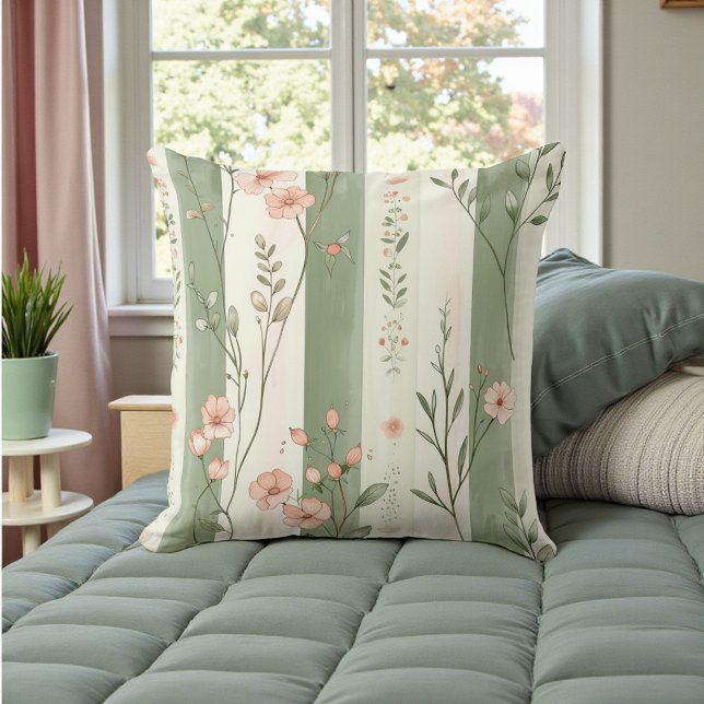 Coussin Aquarelle Shabby Chic (Créateur téléchargé)