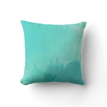 Aquarelle Turquoise Peinte À La Main