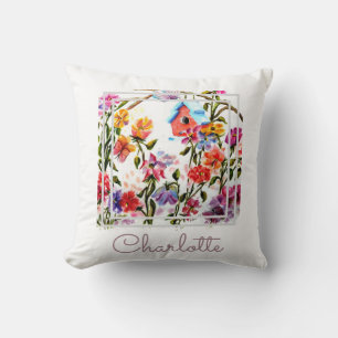 Coussin Aquarelle Whimsical Chic